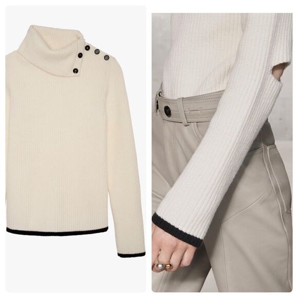 Zara 100% Wool Sweater Buttons - Picture 1 of 5